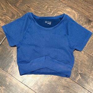 Stylish Blue Short Sleeve Tee